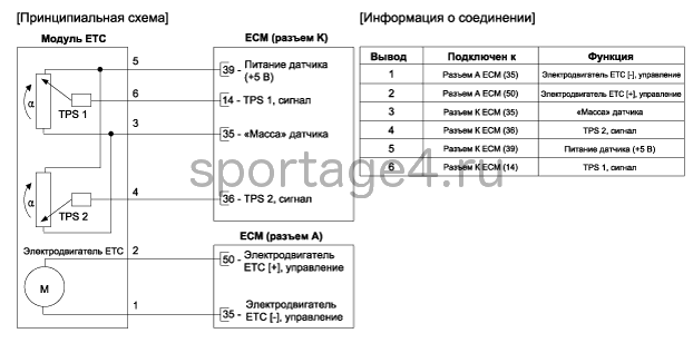 3. Принципиальная электрическая схема Kia Sportage QL