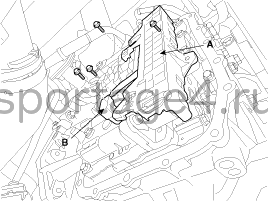 3. Снятие Kia Sportage QL