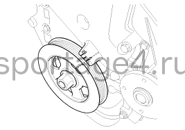 2. Снятие Kia Sportage QL