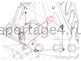 3. Снятие Kia Sportage QL