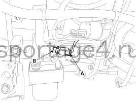 4. ДАТЧИК ДАВЛЕНИЯ МАСЛА. Снятие и установка Kia Sportage QL