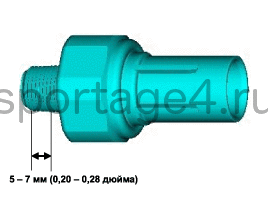 4. ДАТЧИК ДАВЛЕНИЯ МАСЛА. Снятие и установка Kia Sportage QL