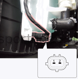 4. Электродвигатель омывателя лобового стекла. Проверка технического состояния Kia Sportage QL