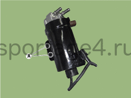 7. Топливный фильтр (только для дизельного двигателя). Замена Kia Sportage QL