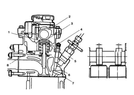 3.3.6 Обслуживание головки цилиндров и компонентов газораспределительного механизма Kia Sportage