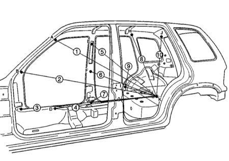 14.0 Контрольные кузовные размеры Kia Sportage