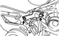4.6 Снятие, проверка и установка ремня привода ГРМ его натяжителя, шкива и зубчатого колеса коленчатого вала, зубчатых колёс распределительных валов и промежуточных роликов Lexus RX300