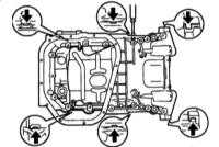 4.11 Снятие, разборка, проверка, сборка и установка масляного насоса и поддона картера Lexus RX300