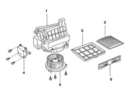 5.2.3 Снятие, разборка, сборка и установка блока вентилятора отопителя Lexus RX300