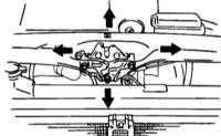 12.1.3 Снятие и установка капота, его замка и декоративной решётки радиатора Lexus RX300