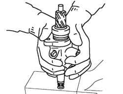 Извлечение вала шестерни
