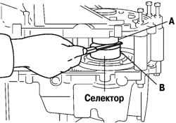 Измерение зазора в селекторе для дифференциала