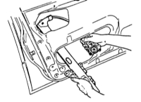 14.21 Снятие и установка стекла/стеклоподъемника передней двери Mazda 323