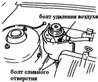 1.11.17 Слив отстоя топливного фильтра дизельного двигателя/замена топливного фильтра Mazda 323