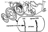 2.4 Снятие и установка зубчатого ремня двигателей ВЗ, В5, B6 (SOHC), ВР (SOHC) Mazda 323