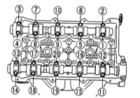2.12 Снятие и установка распределительных валов Mazda 323