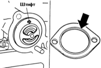 4.5 Снятие и установка/проверка термостата Mazda 323