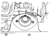 12.2 Снятие и установка амортизационной стойки Mazda 323