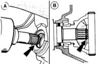 12.7  Снятие и установка приводного вала Mazda 323