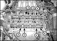 2.31 Проверка и регулировка зазоров клапанов (модели 1998 г. выпуска) Mazda 626