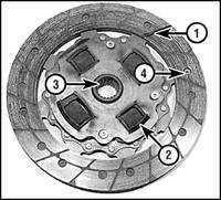 8.3.3 Элементы механизма сцепления Mazda 626