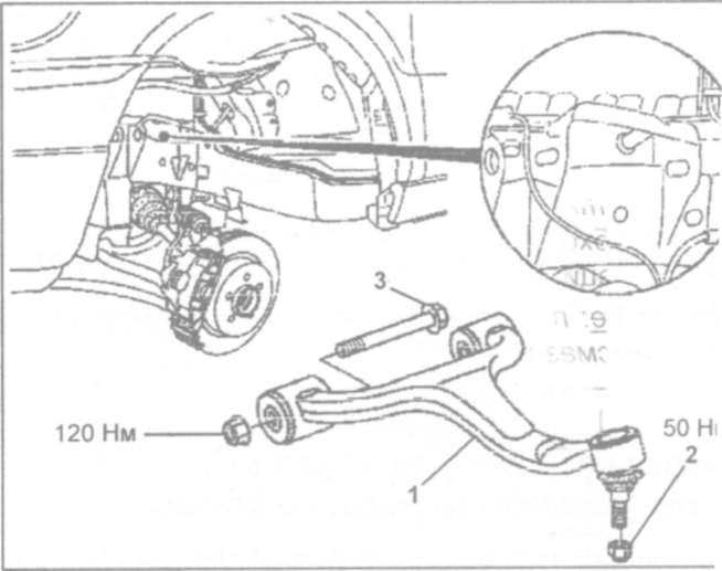 18.5.2 Снятие и установка Mercedes-Benz W163 (ML Class)