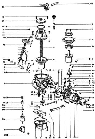 2.4.1.1 Система питания Mercedes-Benz W123