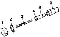 4.10.1 Механизм натяжения приводной цепи, звездочки и успокоители   цепи Mercedes-Benz W124