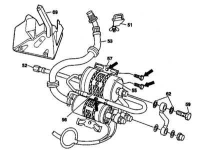 3.9 Проверка топливной системы, замена топливного фильтра Mercedes-Benz W140