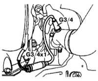 6.4.3 Лямбда-зонды - детали установки Mercedes-Benz W140
