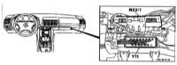 13.10 Снятие и установка блока управления автоматическим кондиционером Mercedes-Benz W140