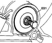 9.3.12 Измерение зазора в тормозе В1 Mercedes-Benz W140