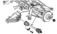 10.3.2 Снятие, проверка и установка приводного вала Mercedes-Benz W140