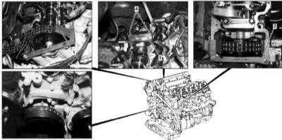 4.7 Замена газораспределительной цепи Mercedes-Benz W163