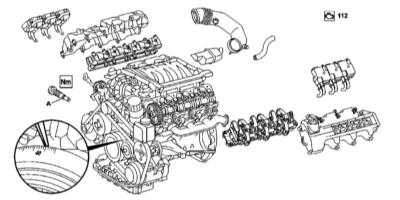 4.11 Снятие и установка компонентов ГРМ Mercedes-Benz W163