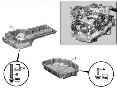 4.36 Обслуживание системы смазки Mercedes-Benz W163