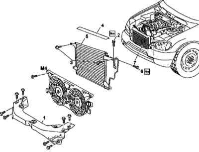 5.26 Снятие и установка  конденсатора К/В Mercedes-Benz W163