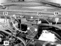 11.5 Снятие и установка главного тормозного цилиндра Mercedes-Benz W163