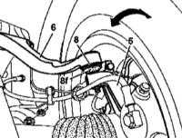 12.8 Проверка состояния шаровых опор поворотного кулака Mercedes-Benz W163