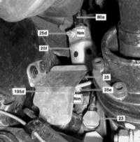 12.24 Снятие  установка входного узла рулевого механизма Mercedes-Benz W163