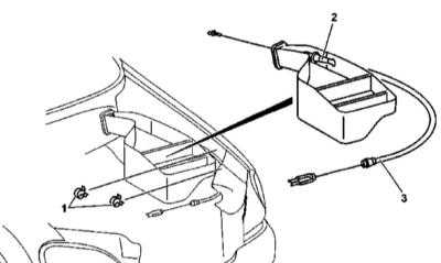 13.8 Снятие, установка и обслуживание компонентов замка капота Mercedes-Benz W163