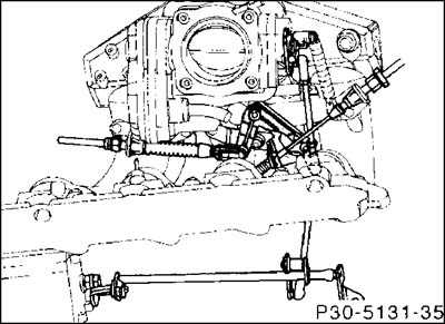 2.5.1.5 Смазка системы управления дроссельной заслонкой Mercedes-Benz W201