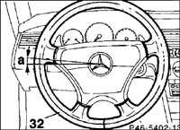 2.5.3.2 Проверка свободного хода рулевого колеса Mercedes-Benz W201