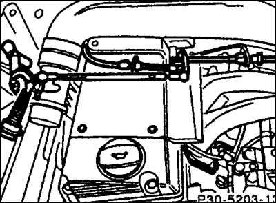 2.5.1.5 Смазка системы управления дроссельной заслонкой Mercedes-Benz W201