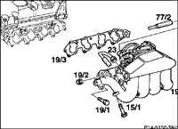 8.1.8 Впускной газопровод Mercedes-Benz W201