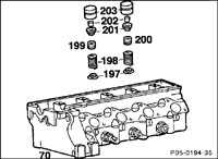 3.2.9.1 Маслоотражательные колпачки Mercedes-Benz W201