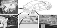 14.35 Назначение и расположение электрических разъёмов Mercedes-Benz W203