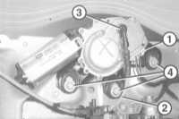 14.15 Снятие и установка электродвигателя очистителя заднего стекла Mercedes-Benz W203
