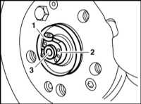 12.2.3 Регулировка зазора в подшипниках передних колёс Mercedes-Benz W203