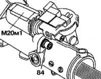 11.4.11 Снятие и установка привода для телескопической регулировки рулевой   колонки Mercedes-Benz W220